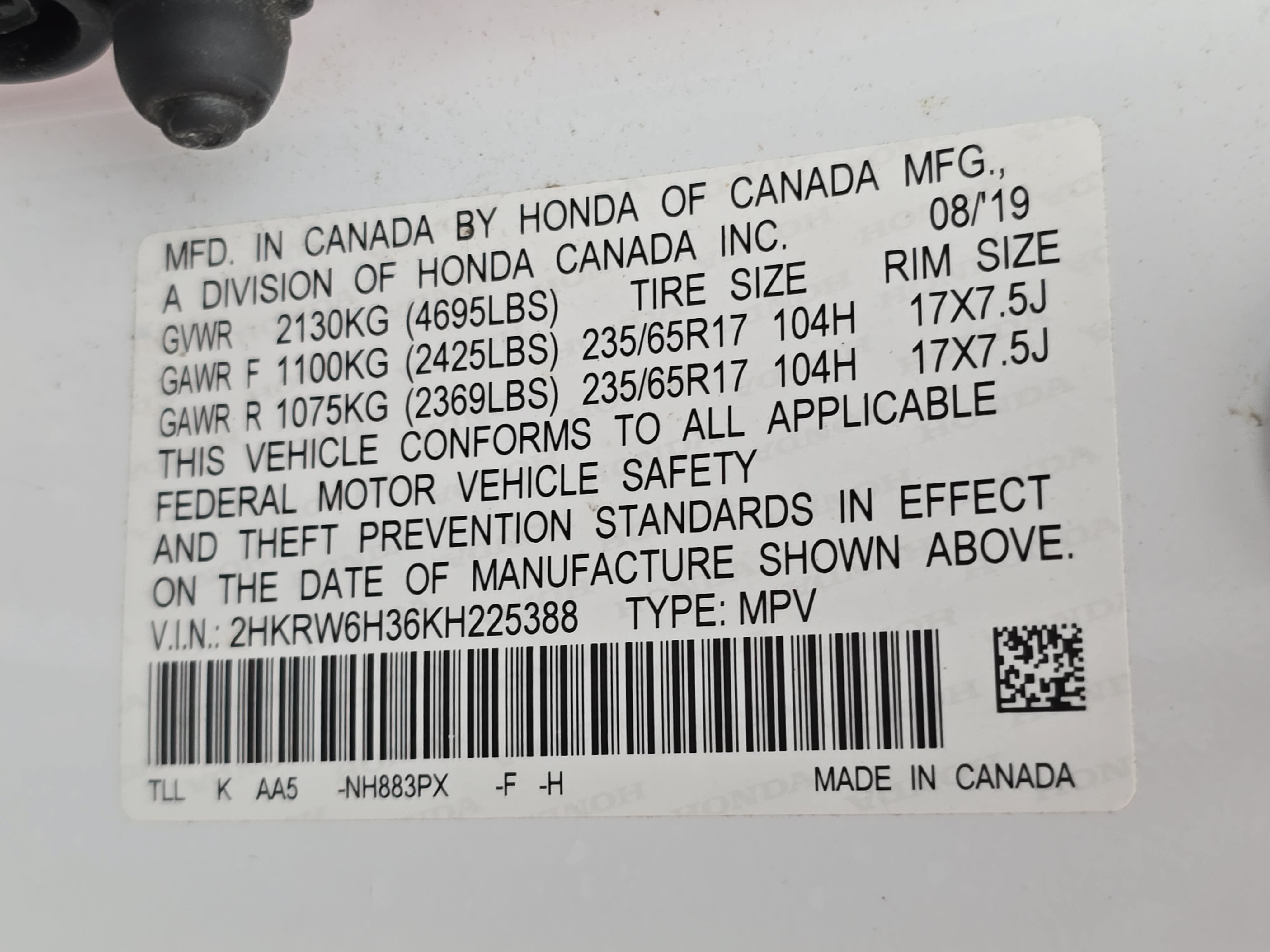 Used 2019 Honda CR-V LX image 33