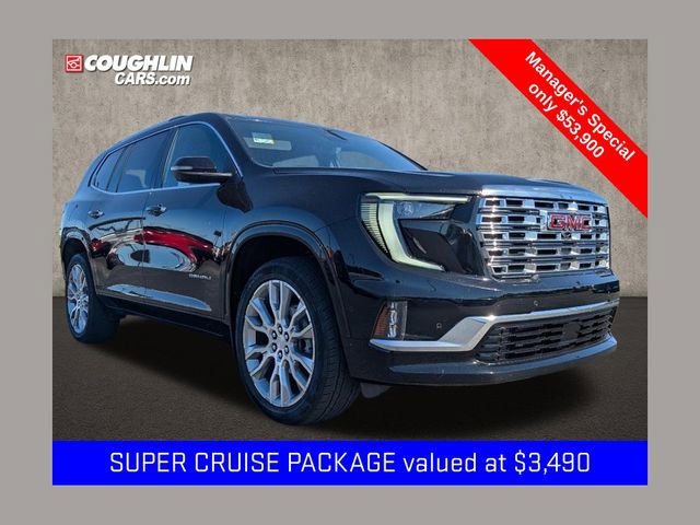 Certified 2025 GMC Acadia Denali w/ Super Cruise Package