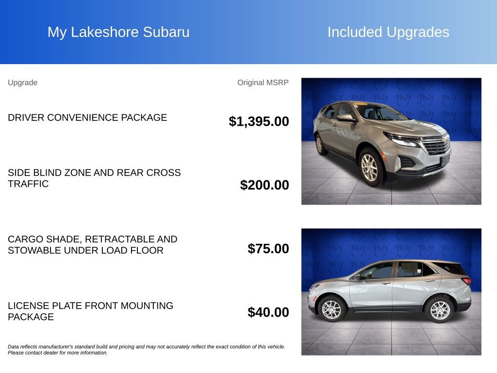 Used 2023 Chevrolet Equinox LT w/ Driver Convenience Package AWD/4WD image 8
