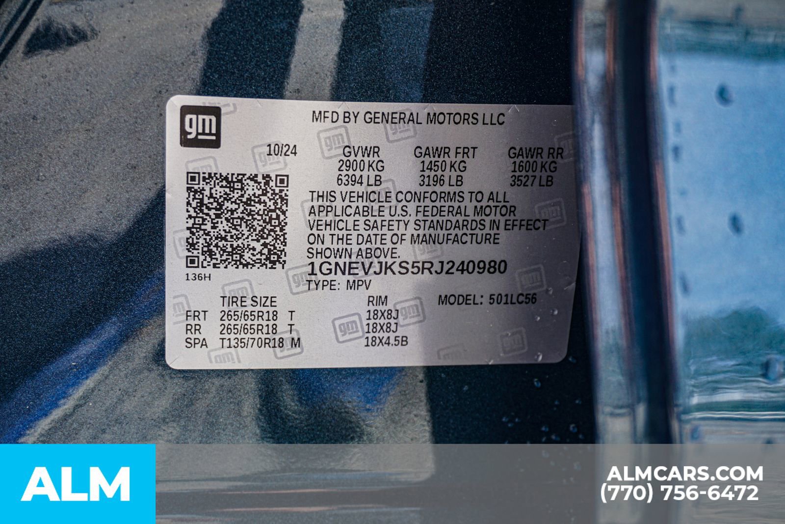 Used 2024 Chevrolet Traverse Z71 w/ LPO, Floor Liner Package image 68