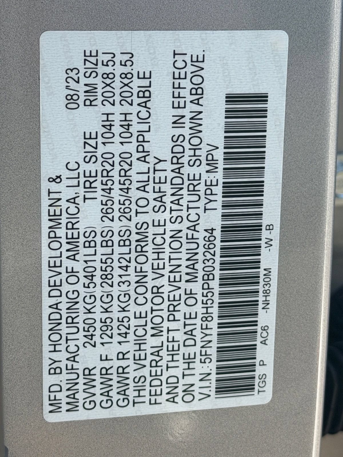 Used 2023 Honda Passport EX-L image 33