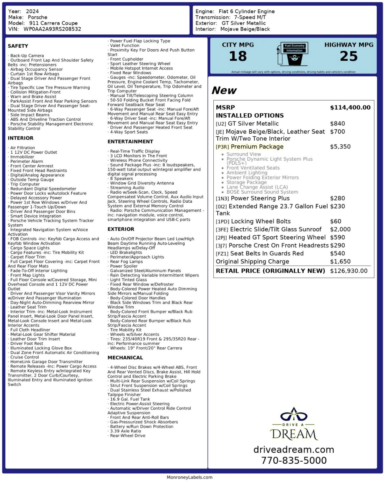 Used 2024 Porsche 911 Carrera image 57