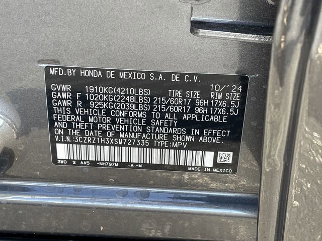 Certified 2025 Honda HR-V LX image 34