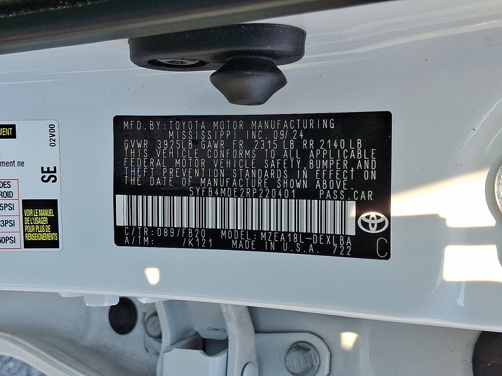 Certified 2024 Toyota Corolla LE image 27