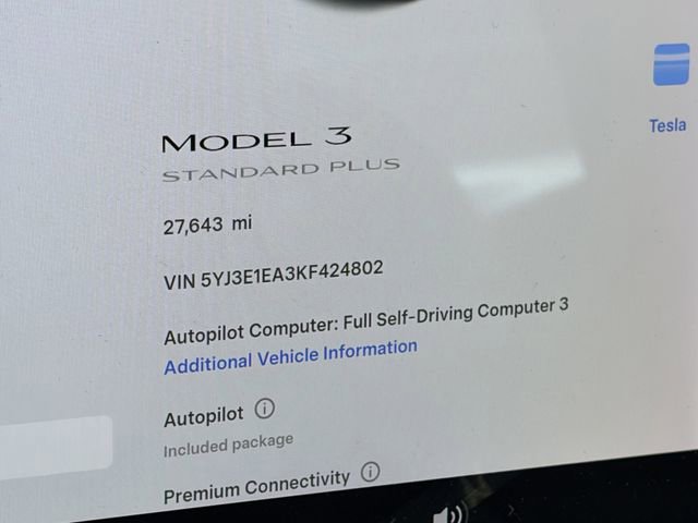 Used 2019 Tesla Model 3 Standard Range image 12