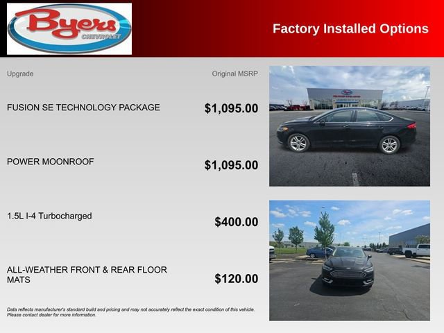 Used 2018 Ford Fusion SE w/ Fusion SE Technology Package FWD image 10