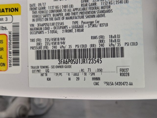 Used 2018 Ford Fusion Energi Titanium image 35