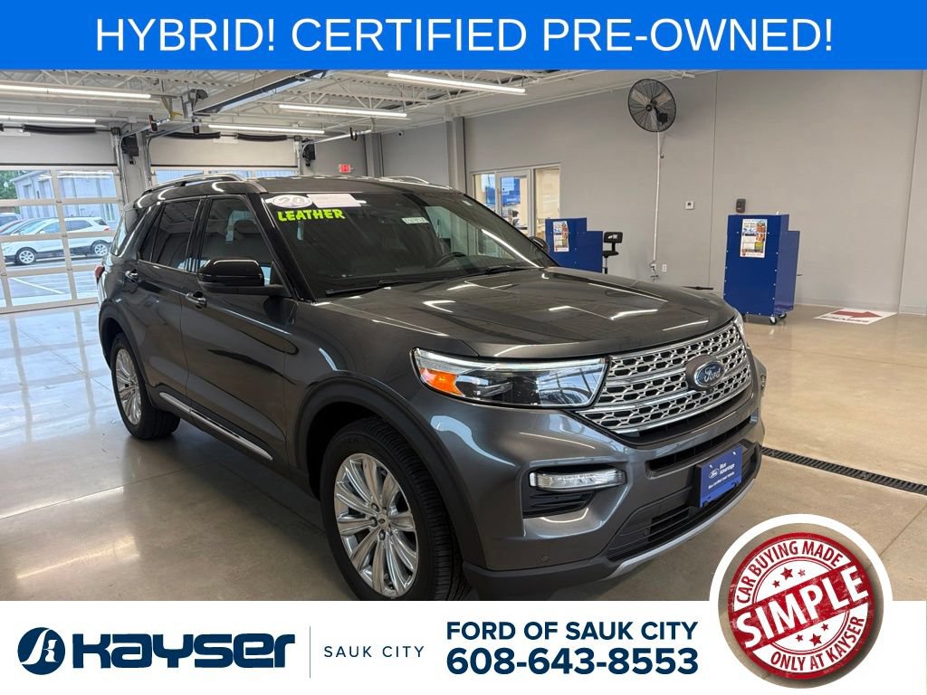 Certified 2020 Ford Explorer Limited w/ Hybrid Equipment Group 310A AWD/4WD 360° Tour