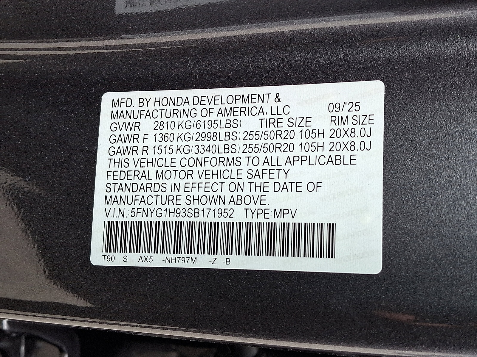 New 2025 Honda Pilot Black Edition image 10