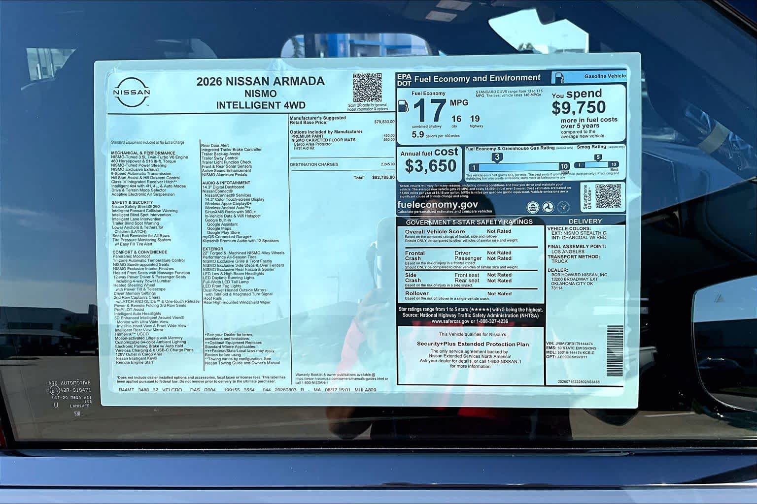 New 2026 Nissan Armada NISMO AWD/4WD image 18