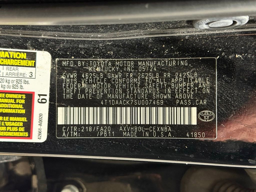 Certified 2025 Toyota Camry LE FWD image 28