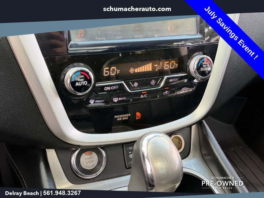 Used 2016 Nissan Murano SL w/ SL Technology Package FWD image 20