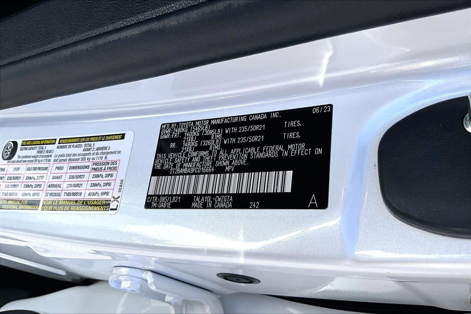 Certified 2023 Lexus RX 350 Premium Plus w/ Cold Area Package FWD image 35