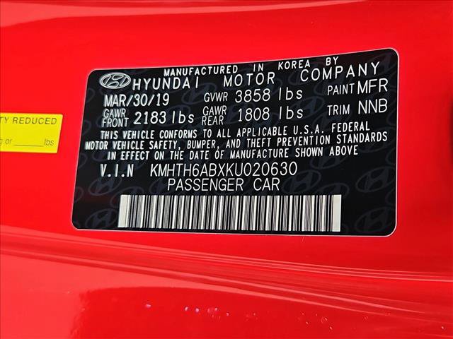 Used 2019 Hyundai Veloster Turbo FWD image 23
