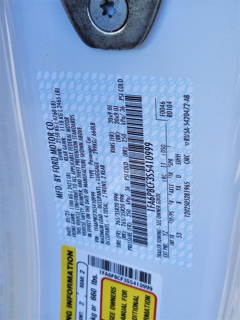 New 2025 Ford Mustang GT Premium image 29