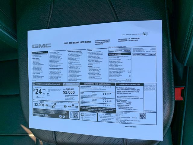 Used 2023 GMC Sierra 1500 Denali w/ Denali Reserve Package AWD/4WD image 30