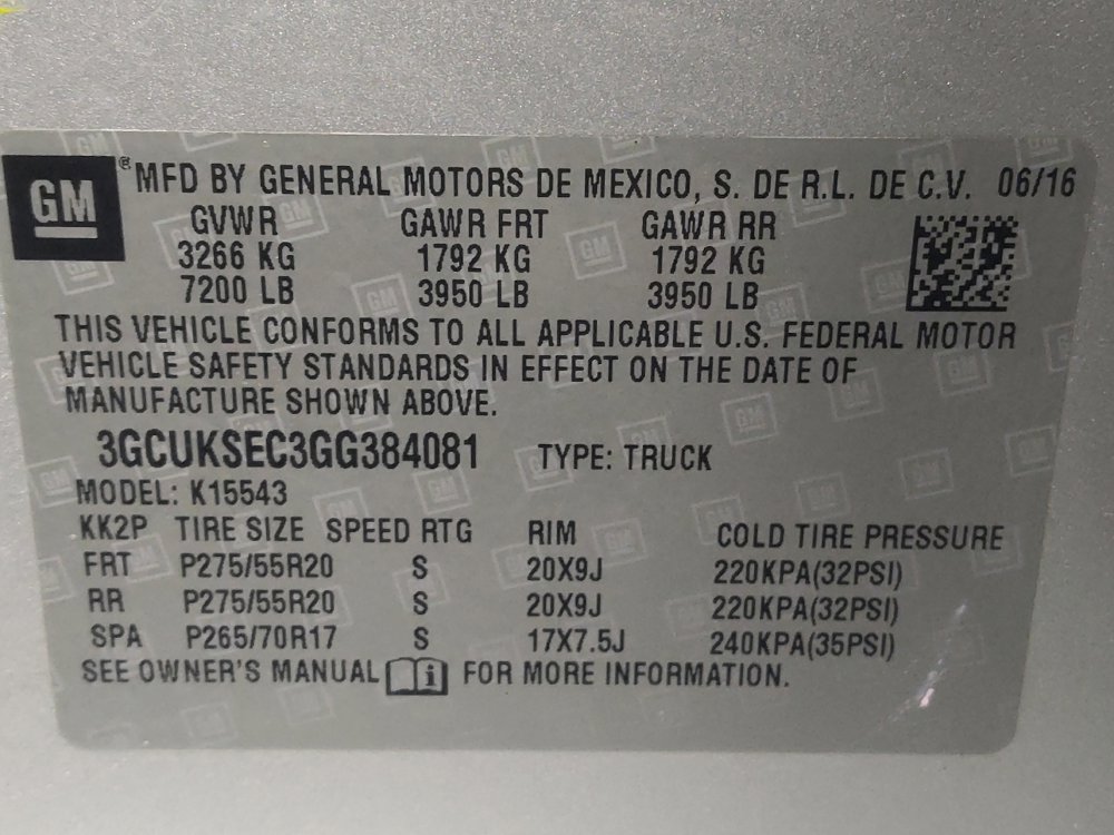 Used 2016 Chevrolet Silverado 1500 LTZ w/ Sport Package image 33