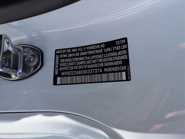 Used 2025 Porsche 718 Boxster Spyder RS RWD image 14