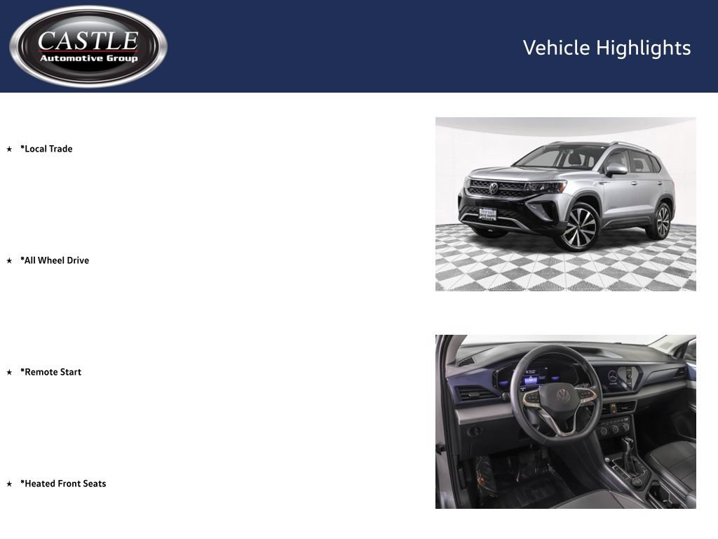 Used 2022 Volkswagen Taos SE AWD/4WD image 3
