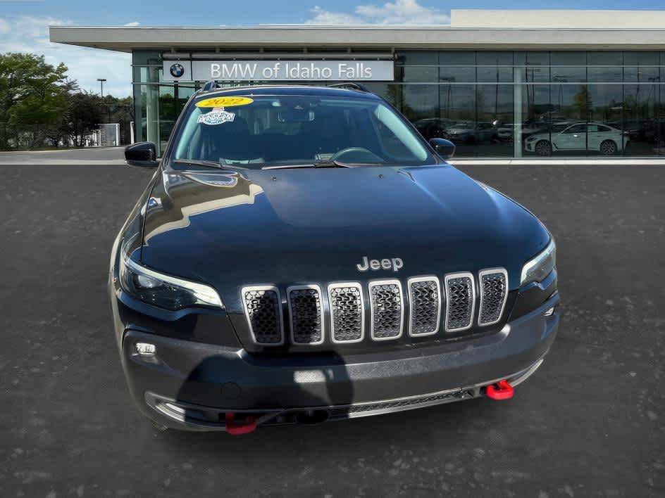 Used 2022 Jeep Cherokee Trailhawk w/ Premium Leather Package AWD/4WD image 2