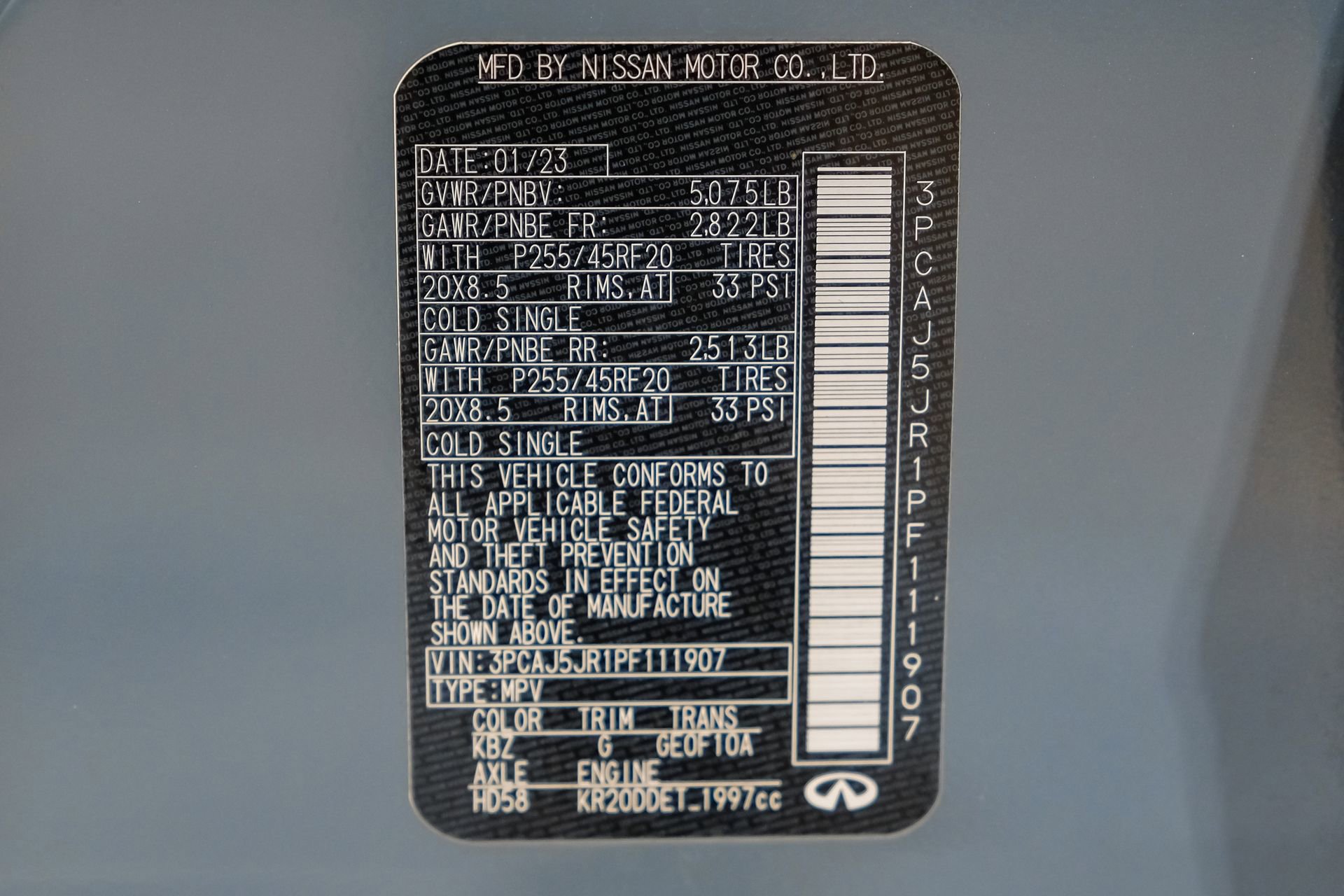 Used 2023 INFINITI QX55 Luxe w/ Cargo Package image 61