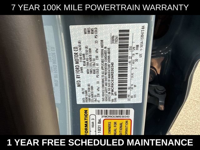 Used 2022 Ford Bronco Sport Outer Banks w/ Tech Package AWD/4WD image 30