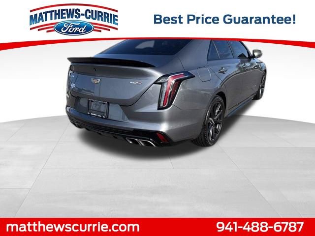 Used 2022 Cadillac CT4 V w/ Technology Package image 4
