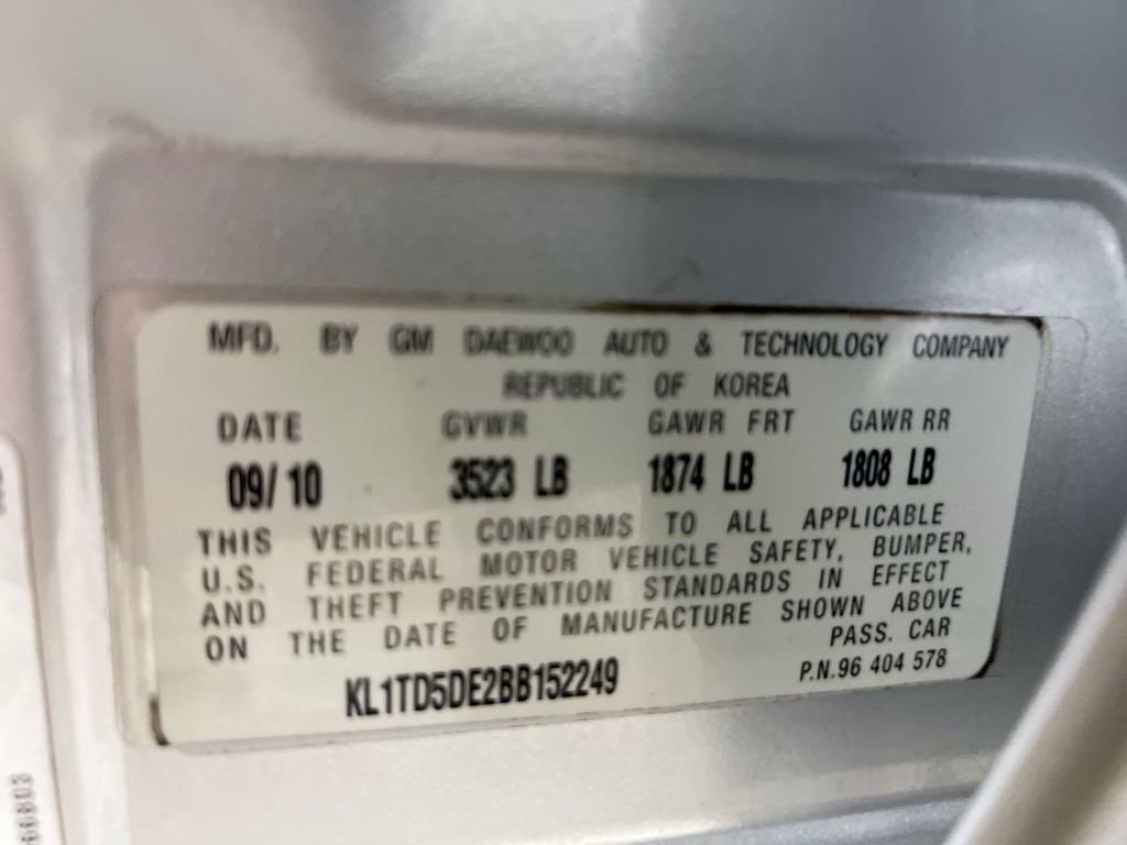 Used 2011 Chevrolet Aveo LT w/ Power and Convenience Package image 25