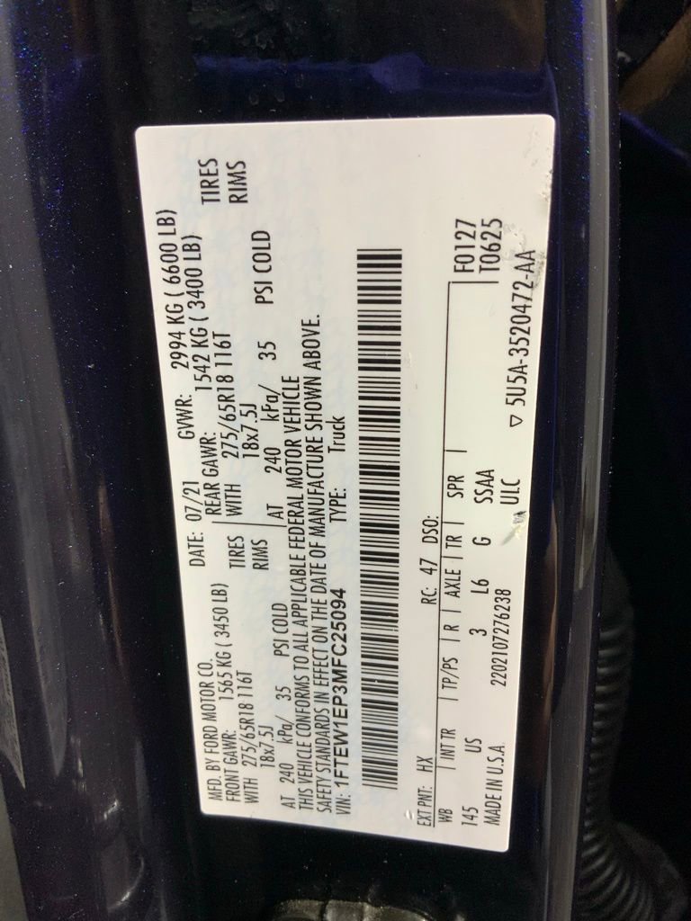 Used 2021 Ford F150 XLT w/ Equipment Group 302A High image 36