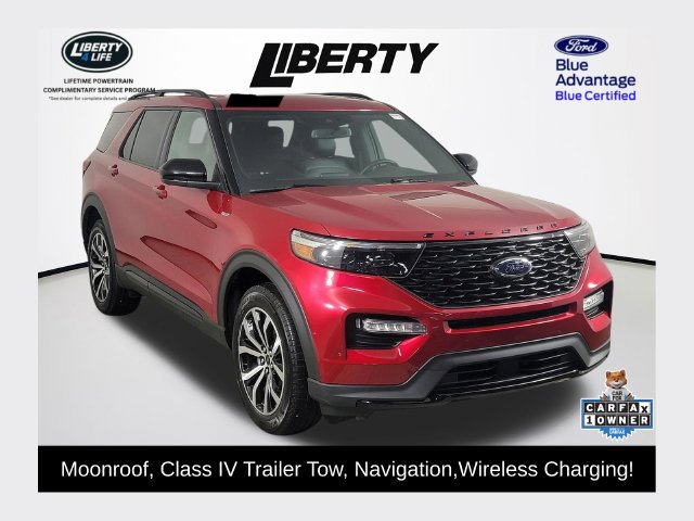 Certified 2022 Ford Explorer ST-Line w/ Class IV Trailer Tow Package AWD/4WD 360° Tour
