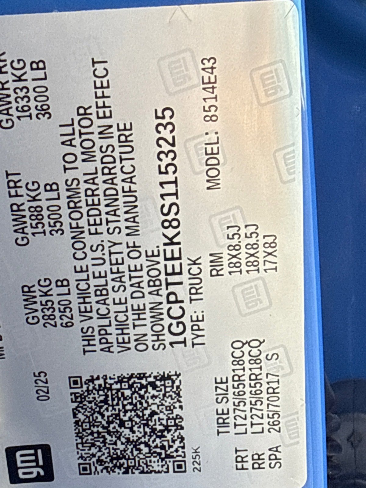 Certified 2025 Chevrolet Colorado Trail Boss w/ LPO, Tailgate Decal Package image 29