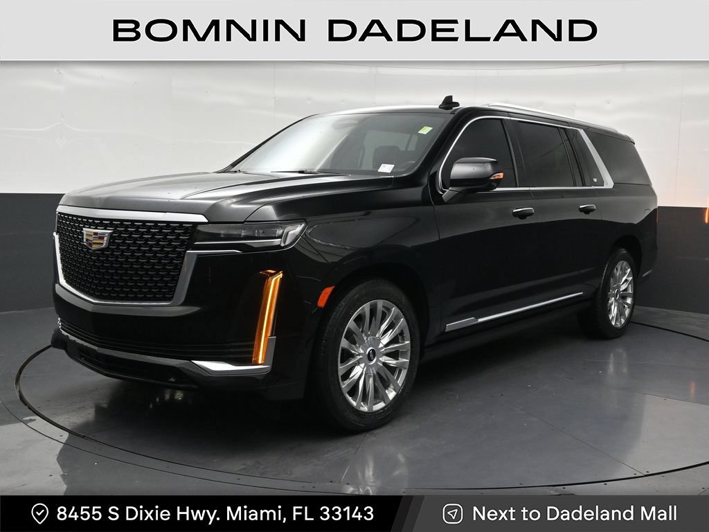 Used 2021 Cadillac Escalade ESV Premium Luxury w/ Driver Assist Tech Package