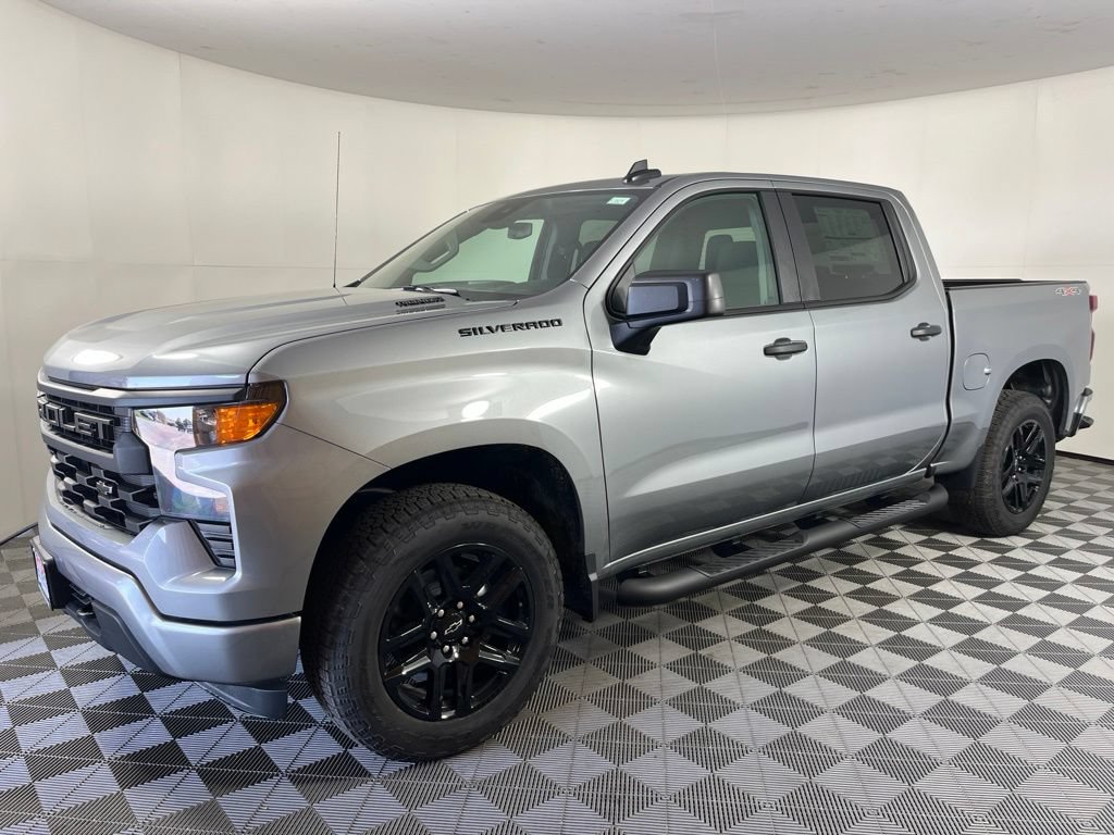 New 2026 Chevrolet Silverado 1500 Custom w/ Turbomax Blackout Package AWD/4WD image 12