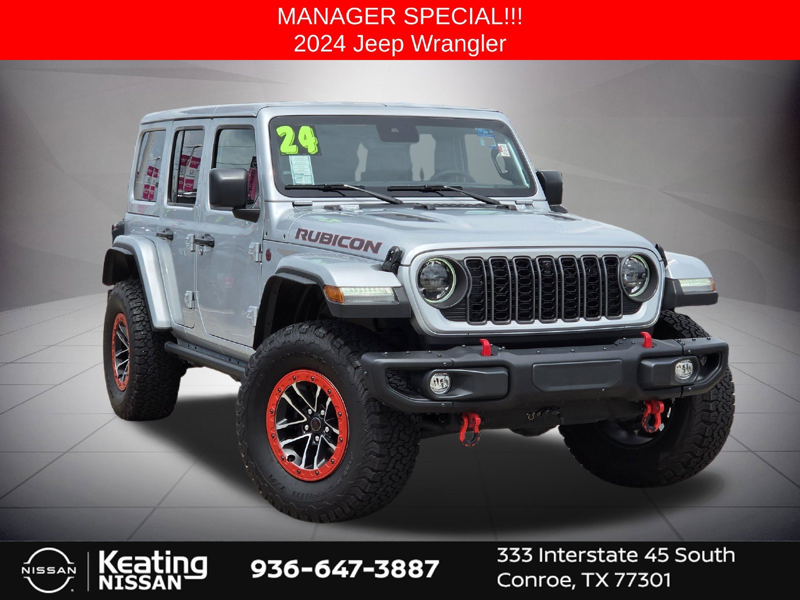 Used 2024 Jeep Wrangler Unlimited Rubicon AWD/4WD image 1