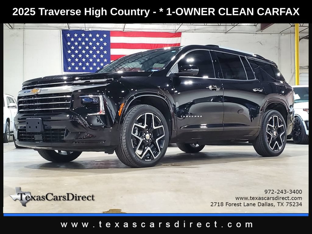 Used 2025 Chevrolet Traverse High Country FWD 360° Tour