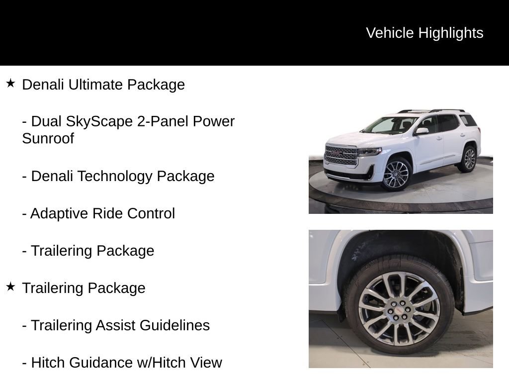 Used 2023 GMC Acadia Denali w/ Denali Ultimate Package image 13