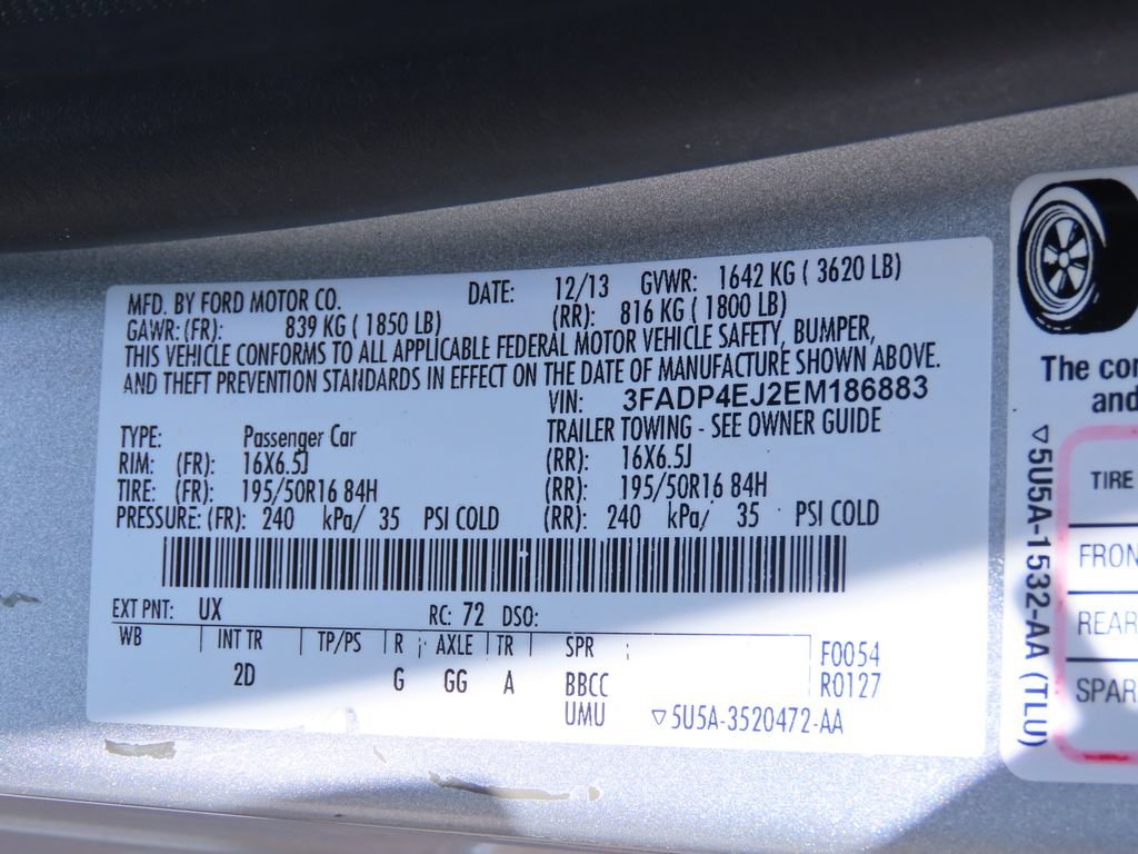 Used 2014 Ford Fiesta SE w/ Equipment Group 201A FWD image 21