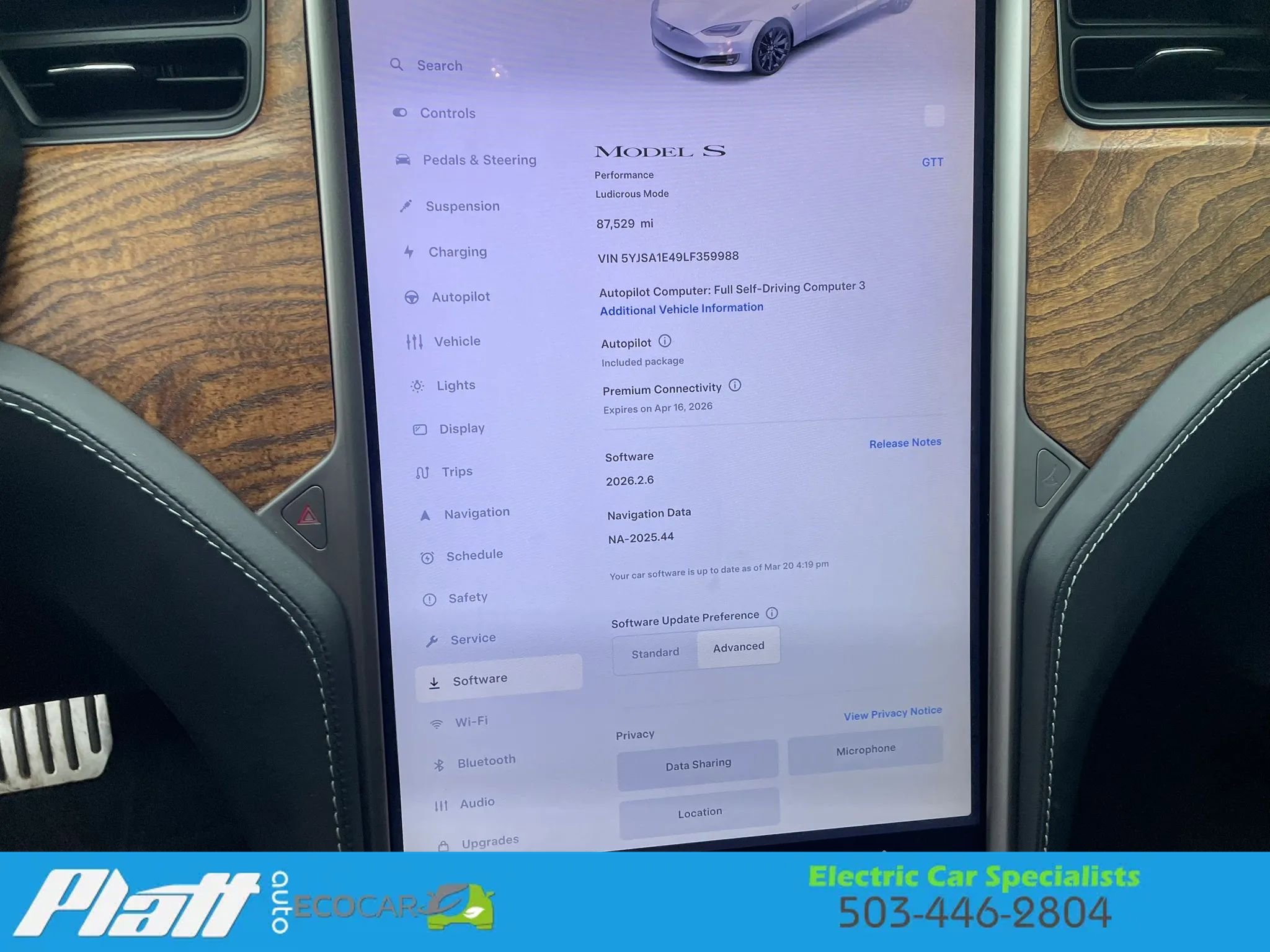 Used 2020 Tesla Model S Performance image 31