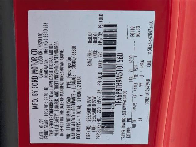 Used 2021 Ford Mustang Premium RWD image 20