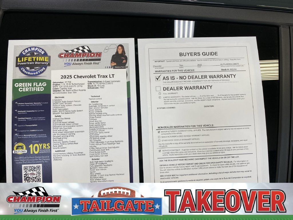 Certified 2025 Chevrolet Trax LT FWD image 43