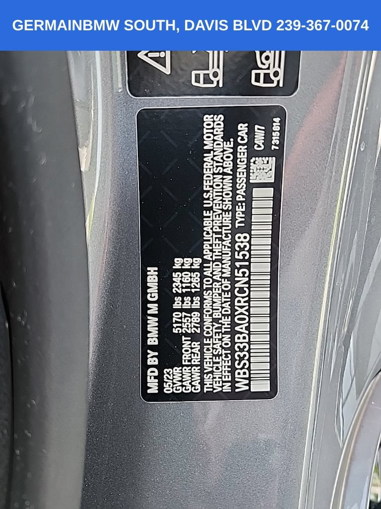 Used 2024 BMW M4 xDrive Competition AWD/4WD image 23