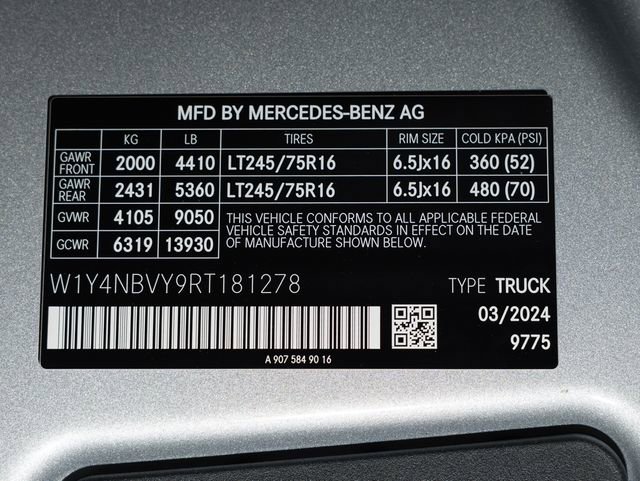 Used 2024 Mercedes-Benz Sprinter 2500 image 7