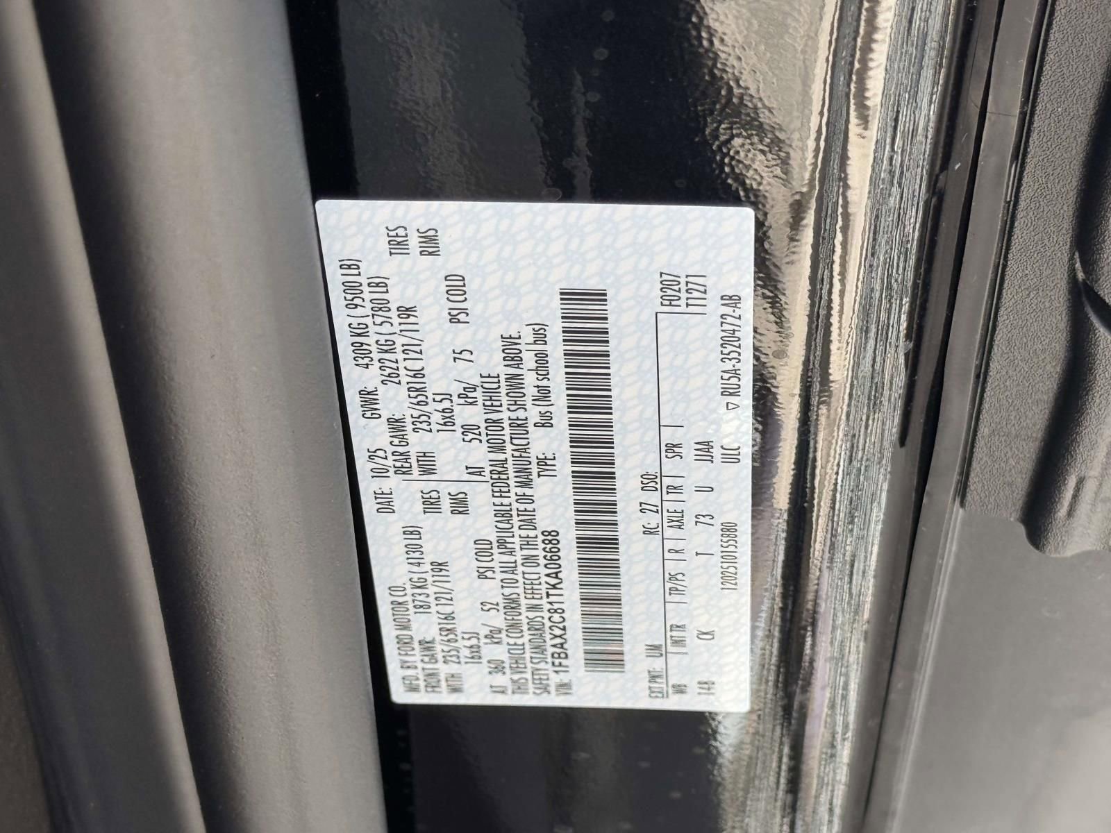 New 2026 Ford Transit 350 XLT image 20