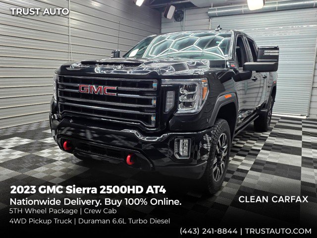 Used 2023 GMC Sierra 2500 AT4 w/ Gooseneck/5TH Wheel Package