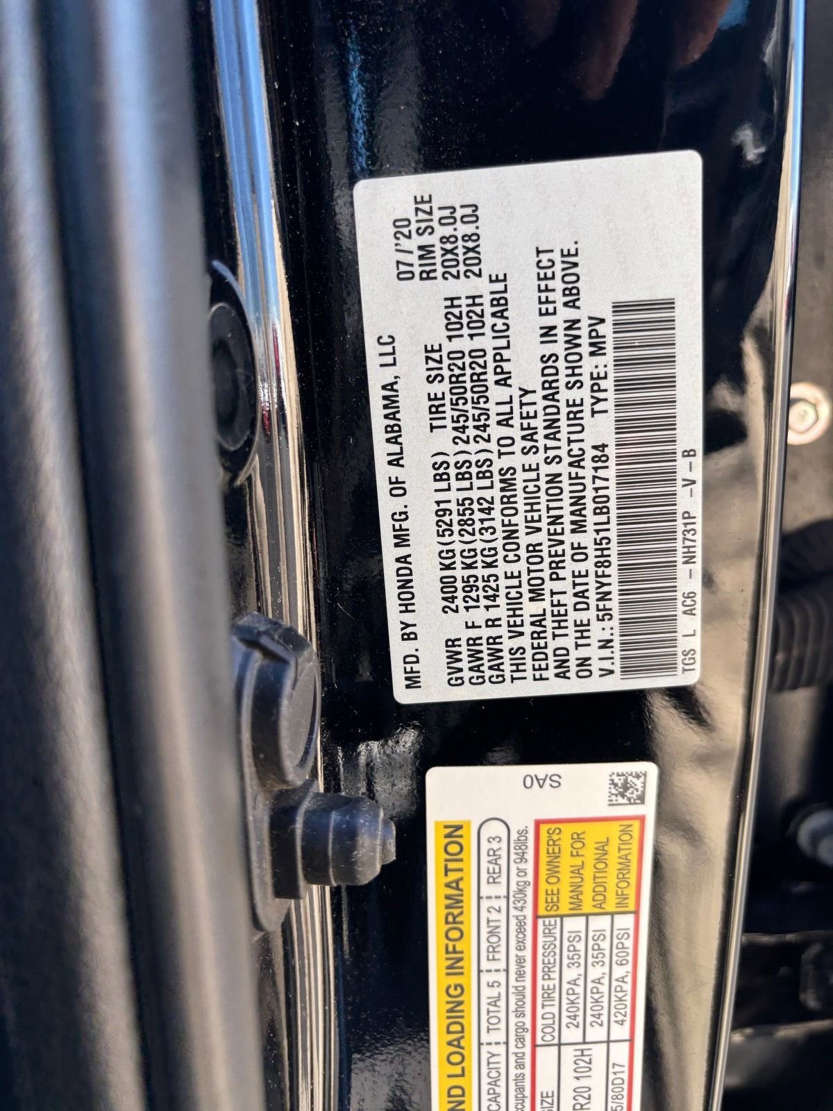 Certified 2020 Honda Passport EX-L image 35
