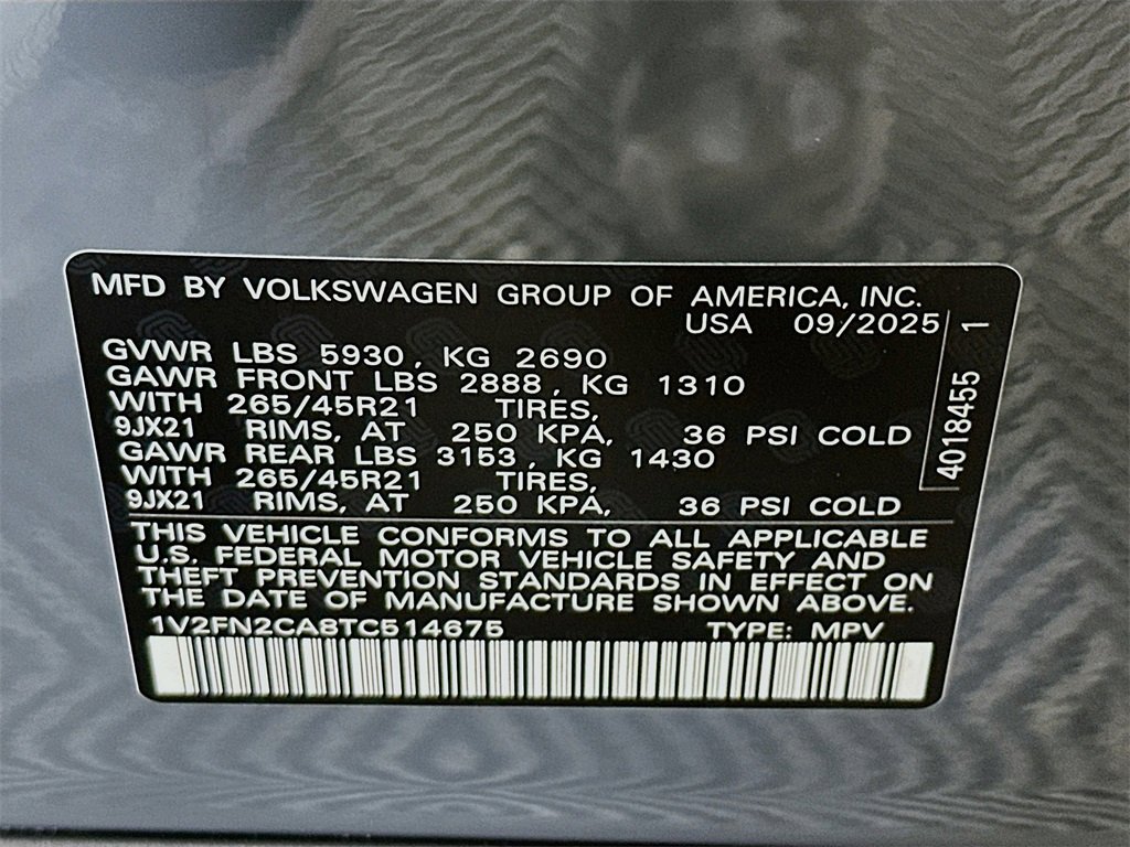 New 2026 Volkswagen Atlas SEL Premium R-Line image 27