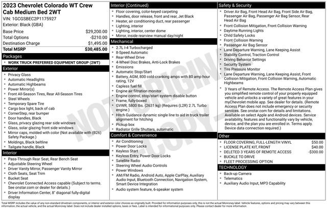 Used 2023 Chevrolet Colorado W/T RWD image 41