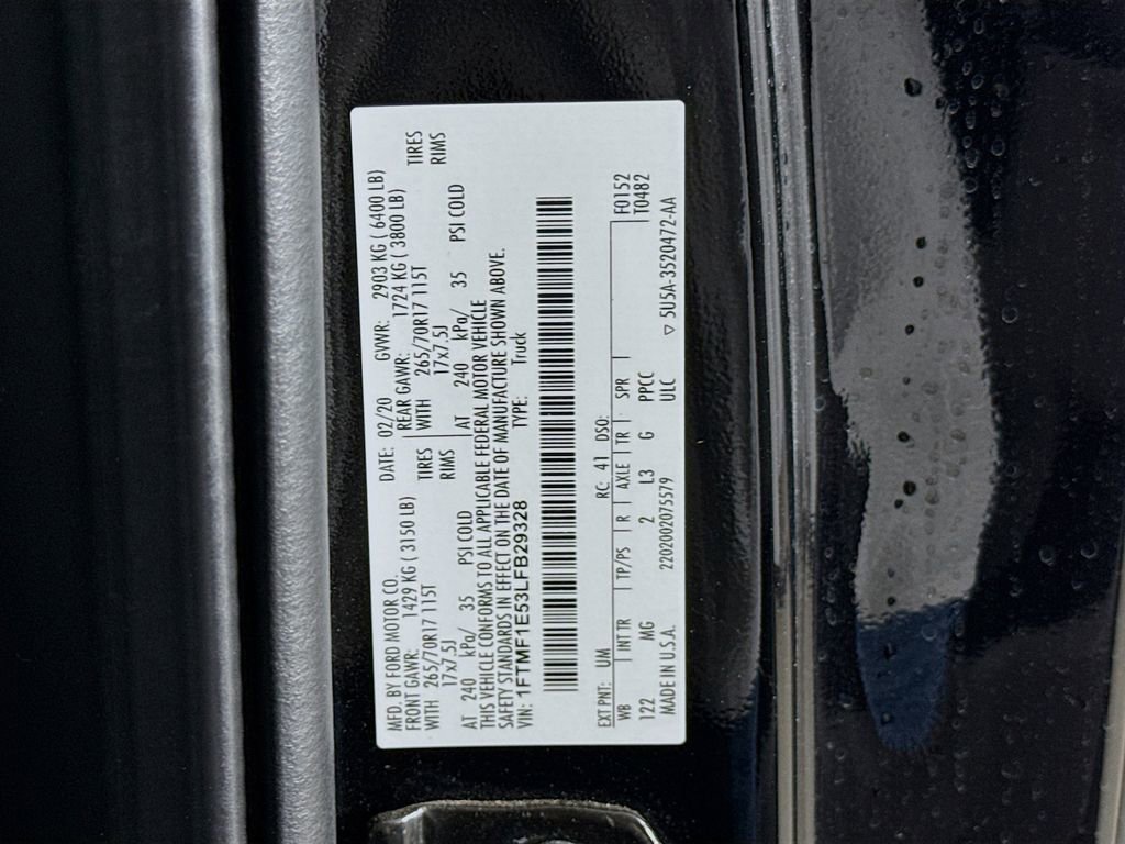 Used 2020 Ford F150 XLT w/ Equipment Group 301A Mid image 27