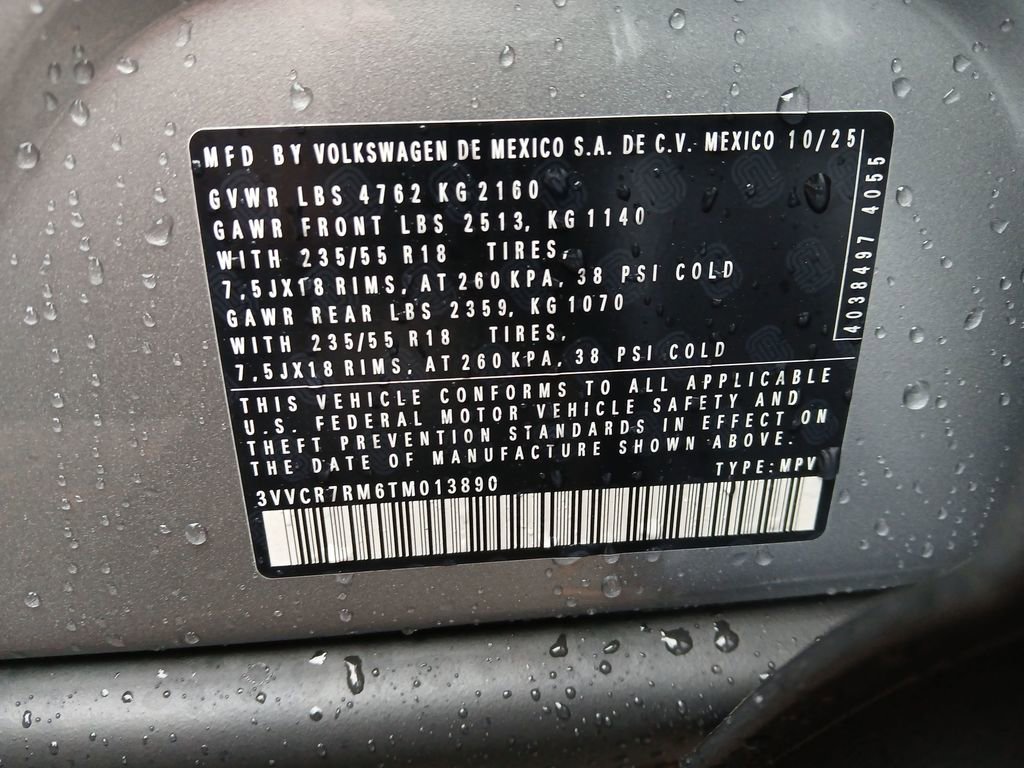 New 2026 Volkswagen Tiguan S image 28