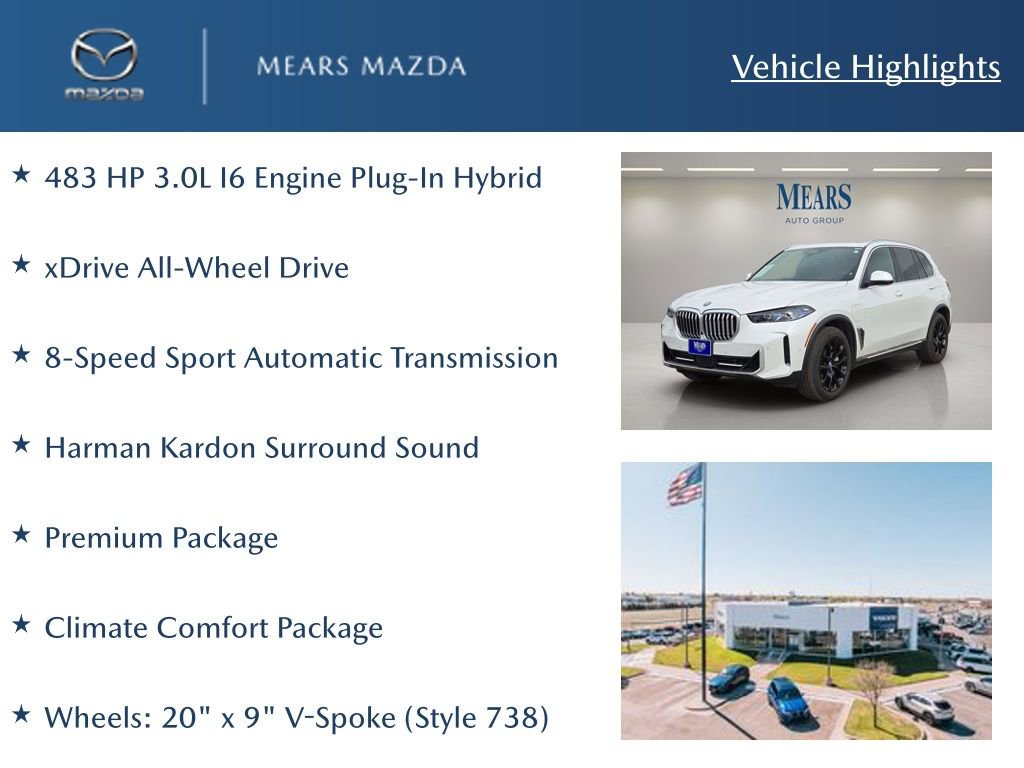 Used 2024 BMW X5 xDrive50e image 2